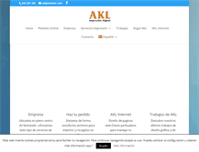 Tablet Screenshot of aklcolor.com